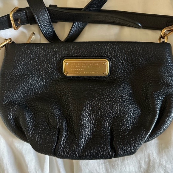 Marc By Marc Jacobs Handbags - Marc By Marc Jacobs Black and Gold Crossbody Bag